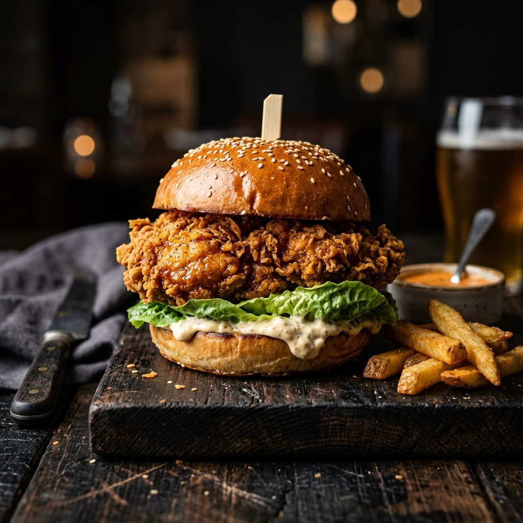 Zinger Classic β Crispy spiced chicken fillet, jalapeΓ±o mayo, fresh coleslaw in a pillowy brioche bun.